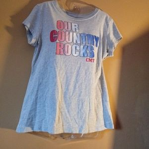 Country patriotic top